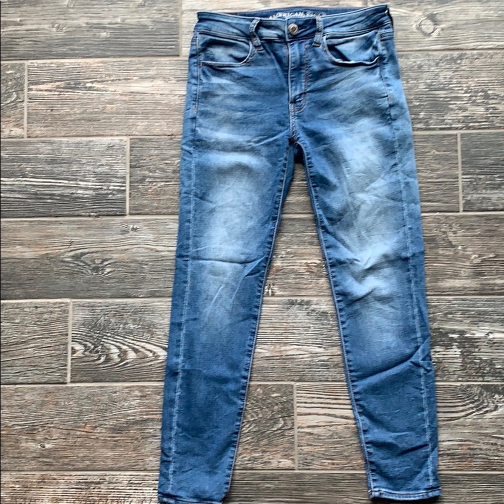 Hi rise jegging crop